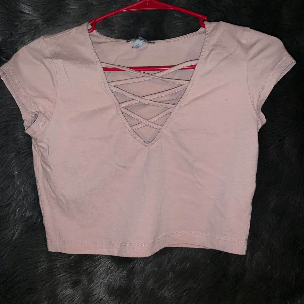 Cropped Nude Top